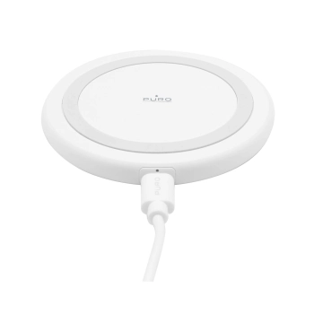Ładowarka bezprzewodowa do smartfonów Android iPhone 15W - biała