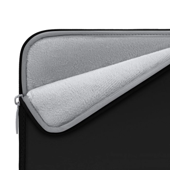 Torba etui pokrowiec na laptopa 15-16'' + etui na akcesoria - czarna