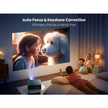 Projektor multimedialny FullHD 1080p LCD z głośnikami JBL WiFi BT K2s - czarny