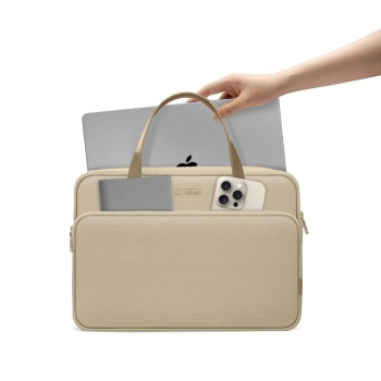 Torba etui na laptopa 15-16'' z pianki Carrying Bag - beżowa