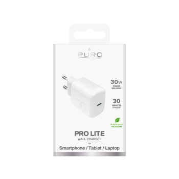 Ładowarka sieciowa USB-C 30W - biała