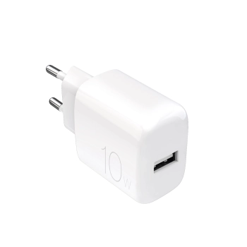 Ładowarka sieciowa USB-A PROLITE 10W - biała