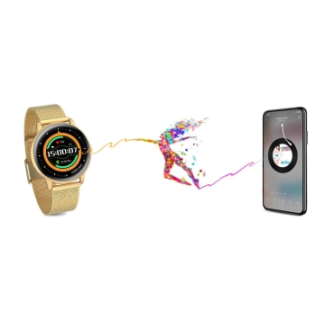 Damski SMARTWATCH G.Rossi SW015-5 Złoty