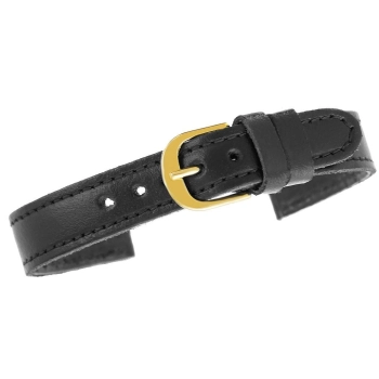 Pasek do zegarka - Rzemiosło skóra 14 mm 7341-14XXLZ Czarny