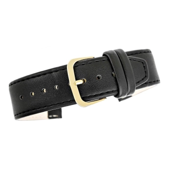 Pasek do zegarka CLASSIC - skóra 22 mm 4999-22XXL-1Z Czarny