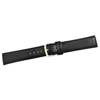 Pasek do zegarka CLASSIC - skóra 22 mm 4999-22XXL-1Z Czarny