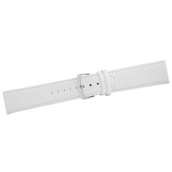 Pasek do zegarka CLASSIC - skóra 24 mm 4999-24XXL-3S Biały
