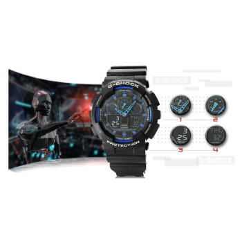 Zegarek Męski CASIO G-SHOCK GA-100-1A2ER 20 Bar Do nurkowania + BOX