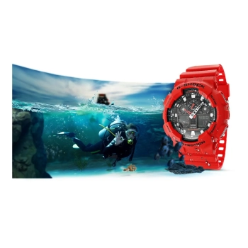 Zegarek Męski CASIO G-SHOCK GA-100B-4AER 20 Bar Do nurkowania + BOX