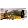 Smartband Giewont Czarny GW200-2 + Pasek Biały