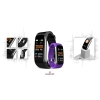 Smartband Giewont Czarny GW200-3 + Pasek Fioletowy