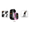 Smartband Giewont Czarny GW200-4 + Pasek Różowy