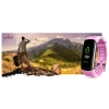 Smartband Giewont Czarny GW200-4 + Pasek Różowy