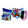 Smartband Giewont Czarny GW200-4 + Pasek Różowy