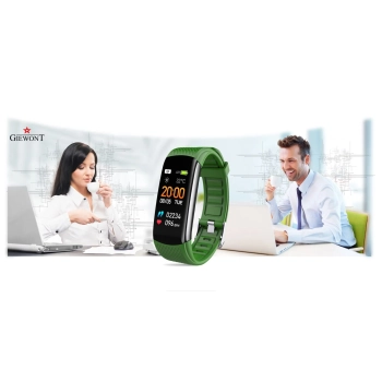 Smartband Giewont Czarny GW200-5 + Pasek Zielony