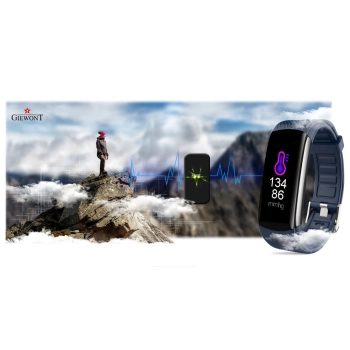 Smartband Giewont Czarny GW200-6 + Pasek Granatowy
