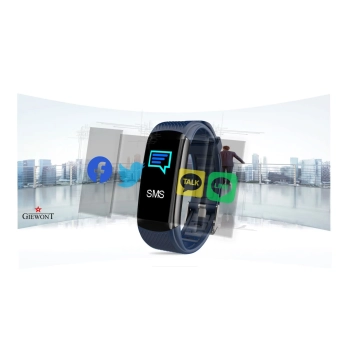 Smartband Giewont Czarny GW200-6 + Pasek Granatowy