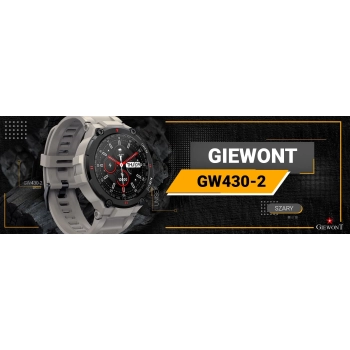 Smartwatch Giewont GW430-2 Szary