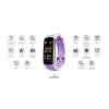 Smartband Giewont Czarny GW200-8 + Pasek Jasnofioletowy