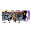 Smartband Giewont Czarny GW200-8 + Pasek Jasnofioletowy