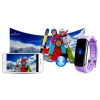 Smartband Giewont Czarny GW200-8 + Pasek Jasnofioletowy