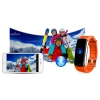 Smartband Giewont Czarny GW200-9 + Pasek Pomarańczowy