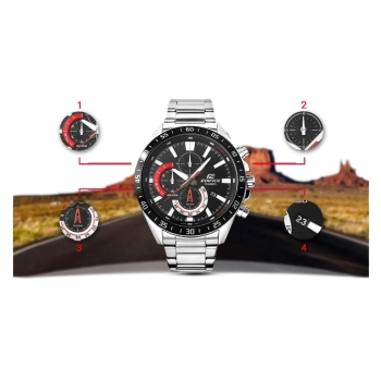 Zegarek Męski CASIO EDIFICE EFV-620D-1A4VUEF 10 BAR