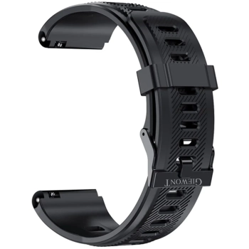 Pasek do Smartwatch Giewont GW430 Silikonowy CZARNY GWP430-1