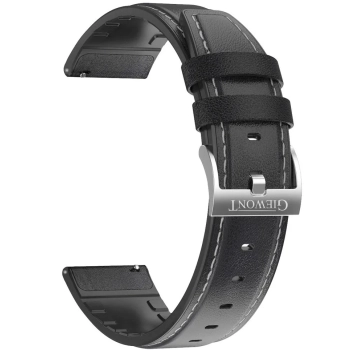 Pasek do Smartwatch Giewont GW440 Skórzany CZARNY GWP440-2