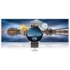 Smartwatch Damski Giewont GW330-4 Różowe Złoto-Róż Pudrowy Pasek Silikonowy + Czarna Bransoleta