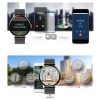 Smartwatch Damski Giewont GW330-4 Różowe Złoto-Róż Pudrowy Pasek Silikonowy + Czarna Bransoleta