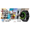 Smartwatch Giewont GW450-2 Czarny + Pasek Czarny Skórzany