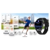 Smartwatch Giewont GW450-2 Czarny + Pasek Czarny Skórzany