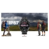 Smartwatch Giewont GW450-2 Czarny + Pasek Czarny Skórzany