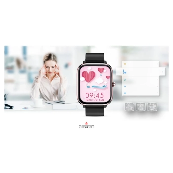 Smartwatch Giewont GW230-3 Różowe Złoto-Czarny
