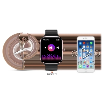 Smartwatch Giewont GW230-3 Różowe Złoto-Czarny