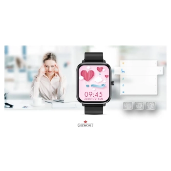 Smartwatch Giewont GW230-2 Czarny-Czarny