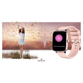 Smartwatch Giewont GW230-1 Różowe Złoto-Różowy