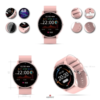 Smartwatch Giewont GW120-1 Różowy