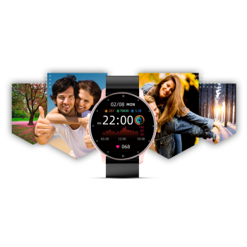 Smartwatch GIEWONT Sport Around GW120-3 - Rose Gold/Black Effect