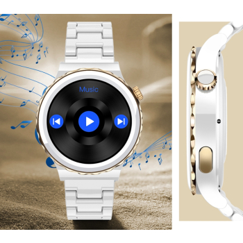 Smartwatch Damski Rubicon RNCE92 PRO White/2 x Pasek SMARUB171