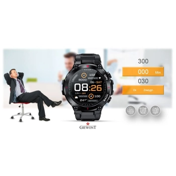 Smartwatch Giewont GW460-1 Czarny GPS