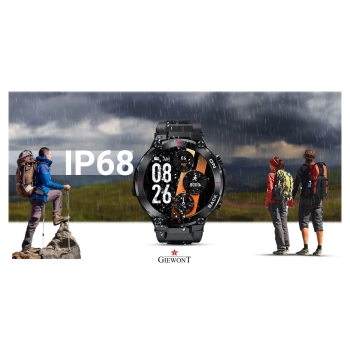 Smartwatch Giewont GW460-1 Czarny GPS