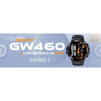 Smartwatch Giewont GW460-1 Czarny GPS