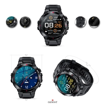 Smartwatch Giewont GW460-1 Czarny GPS