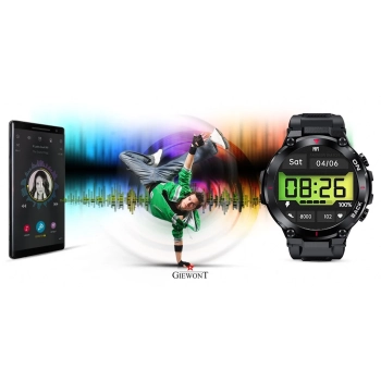 Smartwatch Giewont GW460-1 Czarny GPS