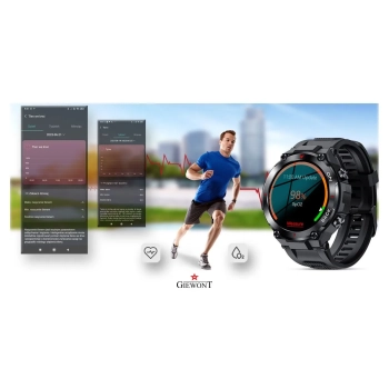 Smartwatch Giewont GW460-1 Czarny GPS