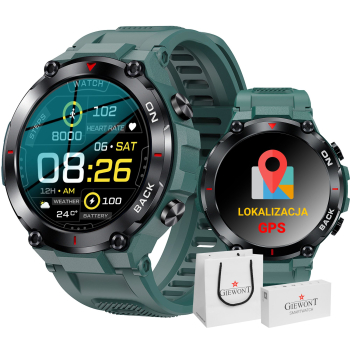 Smartwatch Giewont GW460-2 Zielony GPS