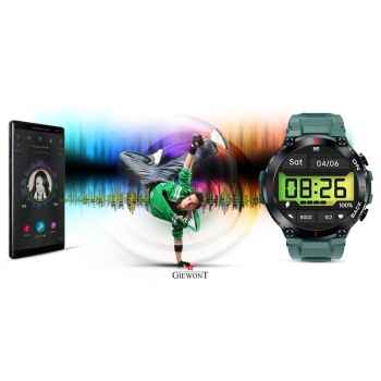 Smartwatch Giewont GW460-2 Zielony GPS