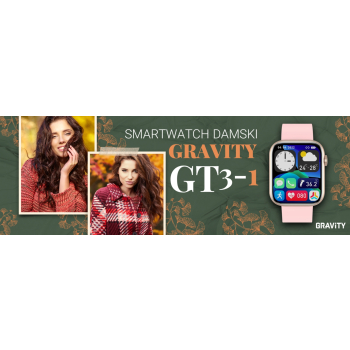 Smartwatch Damski Gravity GT3-1